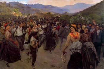 伊格納西奧 狄亞玆 奧拉諾 La vuelta de la romeria del Calvario